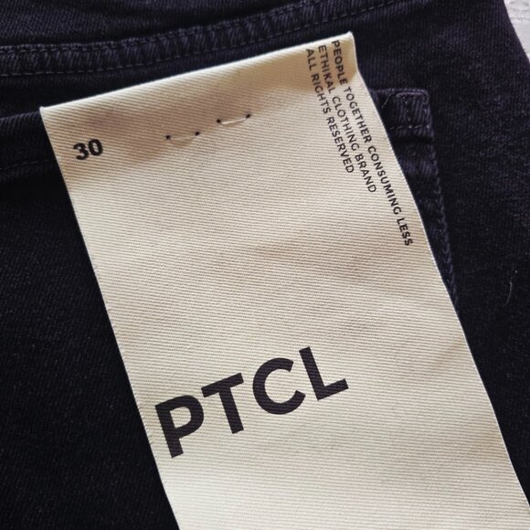 PTCL Black Rhinestone Checkerboard Wide Leg Jeans Women’s 30 NWT Y2K Streetwear - Picture 5 of 15